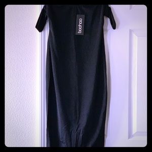 Off shoulder midi dress